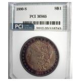 1880-S Morgan PCI MS65 Nice Color