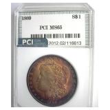 1889 Morgan PCI MS65 Fabulous Color