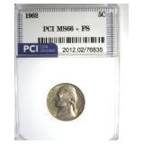 1962 Nickel MS66+ FS LISTS $500