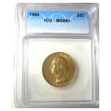 1960 Quarter ICG MS66+ LISTS $200