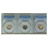 1962 1963 1964 Dime PCGS PR66 3 Pc Lot