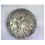 1901 Trade Dollar Great Britain China Chopped