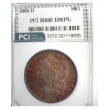 1881-O Morgan MS66DMPL LISTS $18500 IN 65+DMPL
