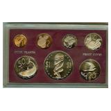 1972 1c-$1 Proof Set Cook Islands