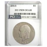 1978-S Ike PR70 DCAM LISTS $400