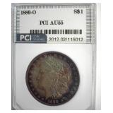 1889-O Morgan PCI AU55 Nice Toning