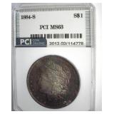 1884-S Morgan MS63 LISTS $45000