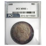 1889 Morgan MS65+ LISTS $475
