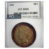 1922 Peace PCI MS65 Great Color