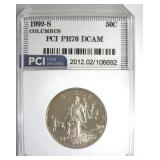 1992-S 50C Columbus PCI PR70 DCAM