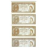 1961-1992 Cent Notes Hong Kong
