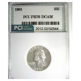 1961 Quarter PR70 DCAM LISTS $475 IN 69 DC