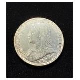 1899 Florin AU+ Rare