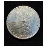 1896-S Morgan AU Nice White