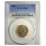 1961 Nickel PCGS PR67