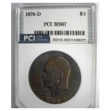 1978-D Ike MS67 LISTS $7750