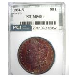 1881-S Morgan MS66+ DMPL LISTS $3750