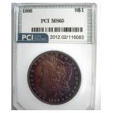 1886 Morgan PCI MS65 Incredible Color