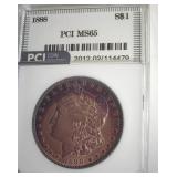1888 Morgan PCI MS65