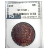 1889 Morgan MS65+ LISTS $475