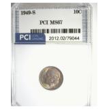 1949-S Dime MS67 LISTS $110