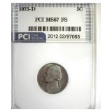 1975-D Nickel MS67 FS LISTS $275 IN 66+ FS