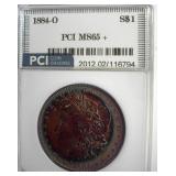 1884-O Morgan PCI MS65+ Unique Color