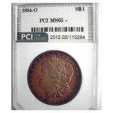 1884-O Morgan PCI MS65+ Wonderful Color