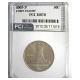 2003-P 50c First Flight PCI MS70