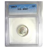 1958-D Dime ICG MS67