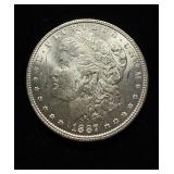 1887 Morgan UNC