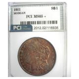 1921 Morgan PCI MS65+ Great Color