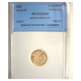 2003 Silver 2 Half Cents NNC PR70 DCAM South...