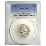 1960 Quarter PCGS PR67