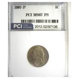 1997-P Nickel MS67 FS LISTS $750