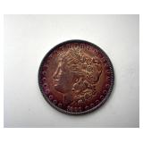 1890-O Morgan Beautiful Color