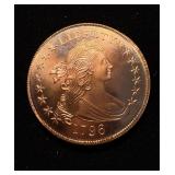 1796 Dollar In Copper  GEM Gallery Mint