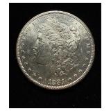 1881-S Morgan UNC