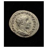 Gordian 111 AU Denarius Silver