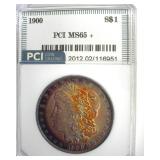 1900 Morgan PCI MS65+ Great Color