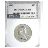 1963 Franklin PR69 DCAM LISTS $5000