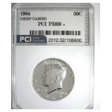 1964 Kennedy PR69+ DCAM LISTS $2700 IN 69DC