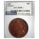 1921 Morgan MS66+ LISTS $2250