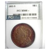 1921-S Morgan MS66+ LISTS $12000
