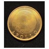 Moon Landing Medal BU Now Scarce