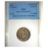 18XX Silver 20C NNC MS65 KM#27 on Argentina 20C