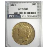 1934-S Peace MS63 LISTS $7500