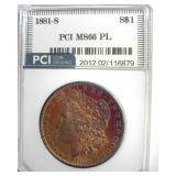 1881-S Morgan MS66 PL LISTS $675