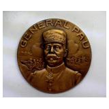 ND Medal French General Pau