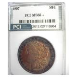 1897 Morgan MS65+ LISTS $550